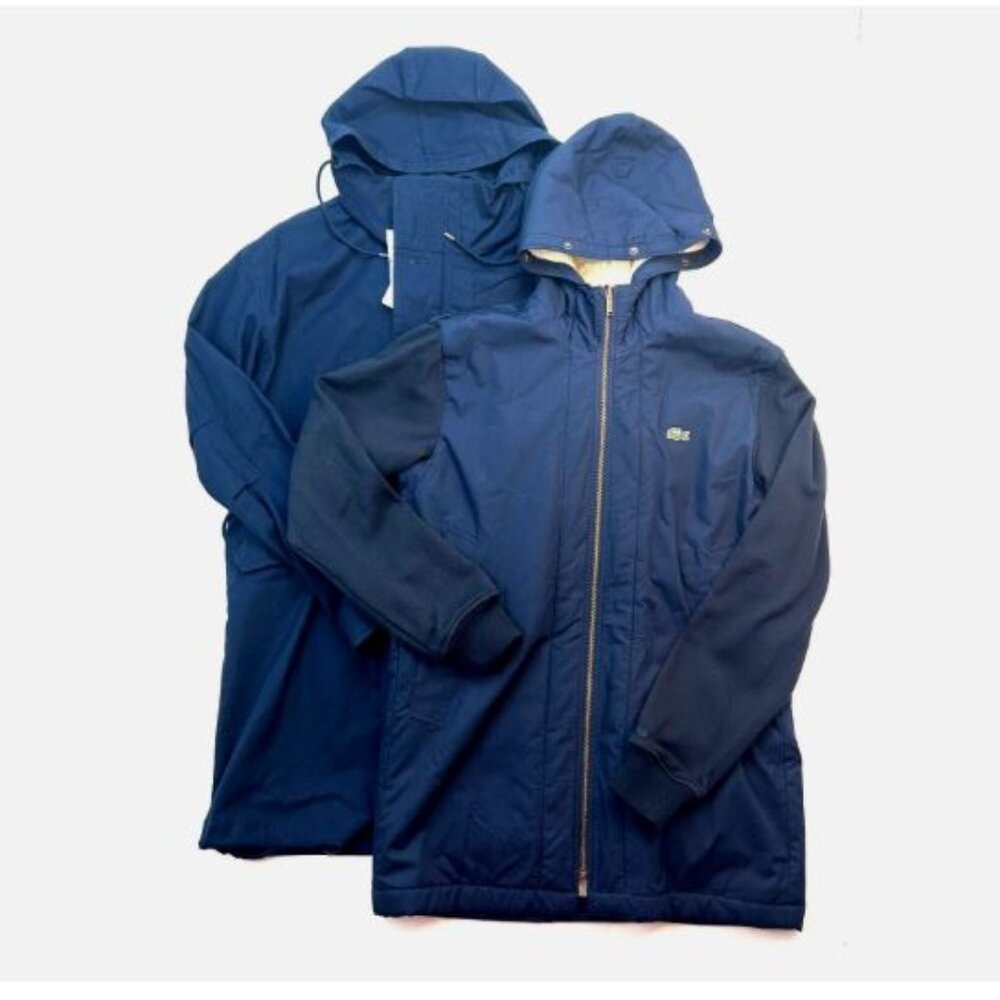 Lacoste 3 in 1 Triclimate Hooded Jacket Men's Size XS (48) Marine Color New